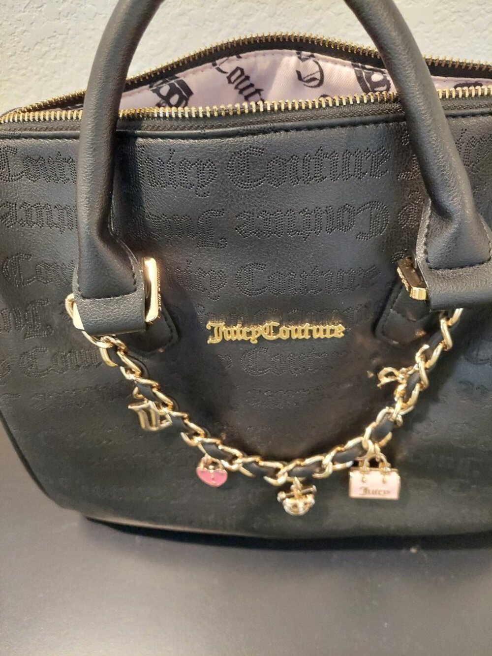 Juicy Couture Black Handbag and wallet